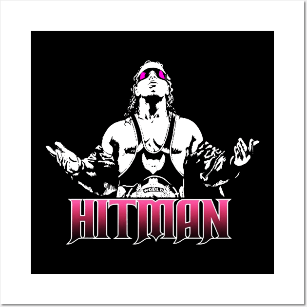 Bret Hitman Hart Wall Art by IndianaWild